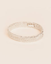 Layered necklace with different chains