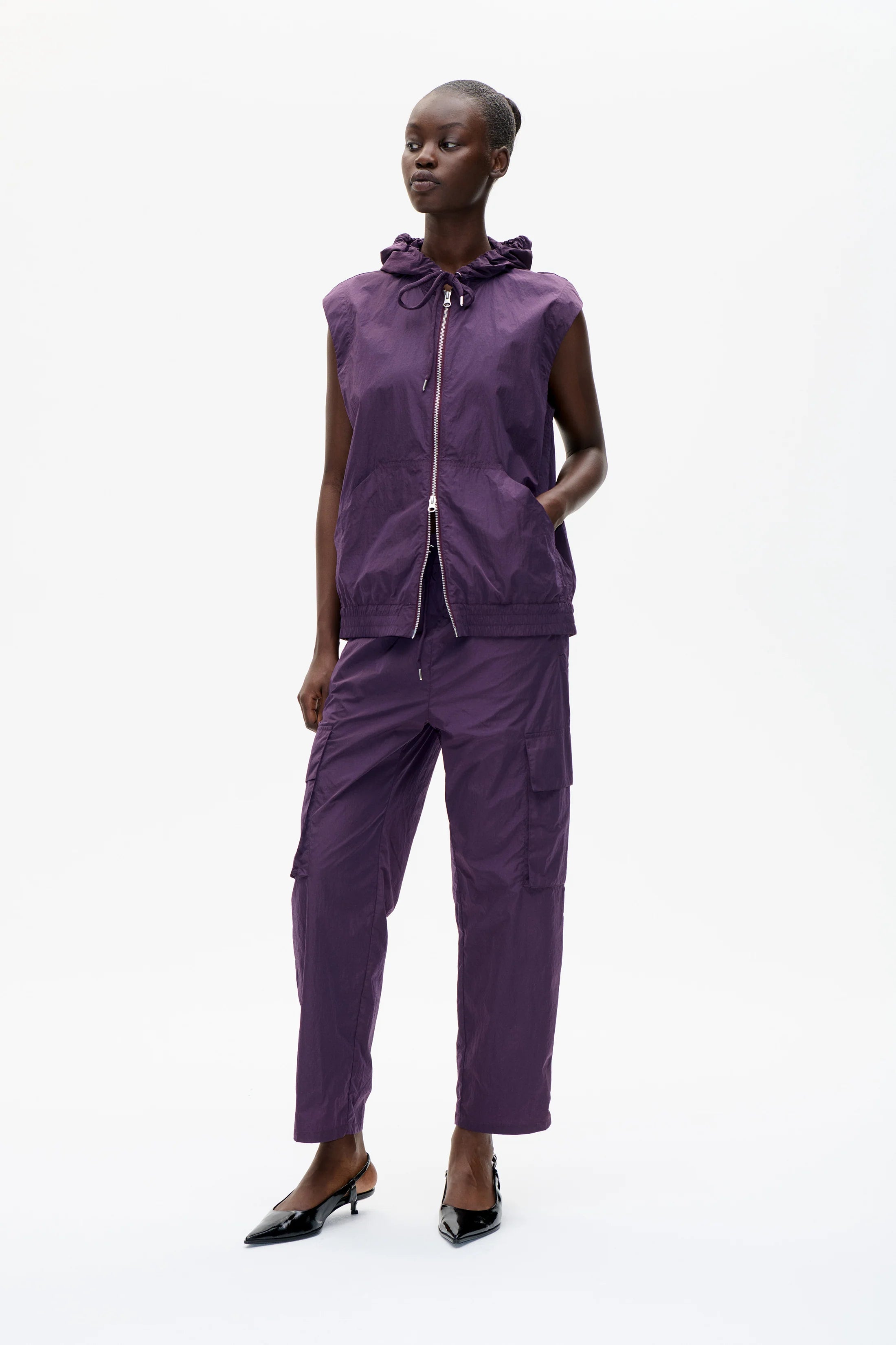 Becky Waistcoat Plum perfect