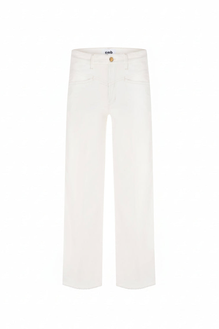 Aimee seam Cropped Light ecru