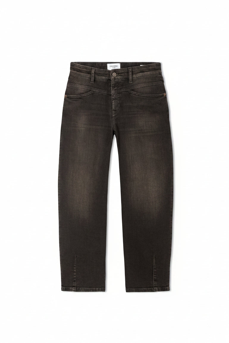Gaia Relaxed Jeans Black Brown overdyed