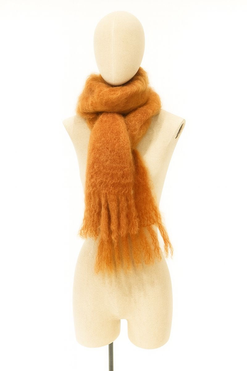 Fluffy sjaal Oranje