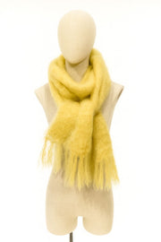 Fluffy sjaal Geel