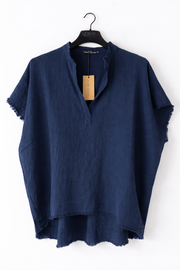 Porto Vecchio blouse Night Blue