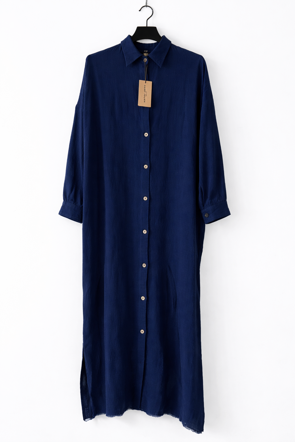 Athena long shirt dress Night Blue