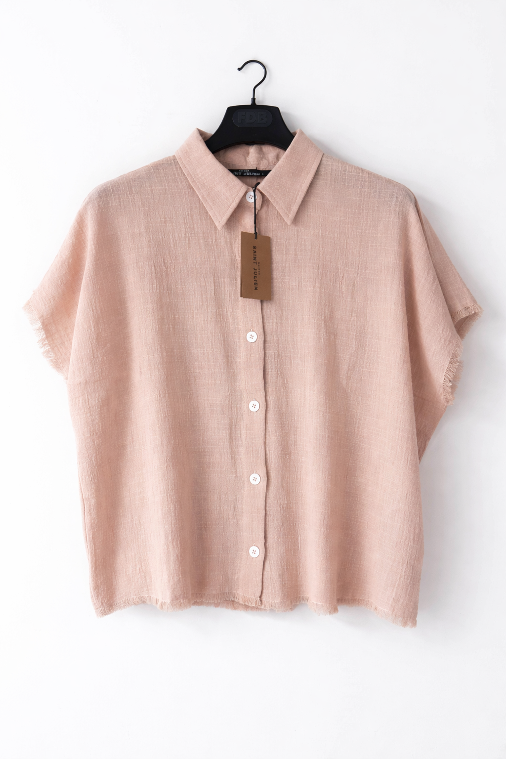 Corinthe short sleeves shirt Powder