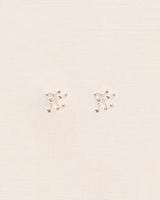 Cluster stud earrings