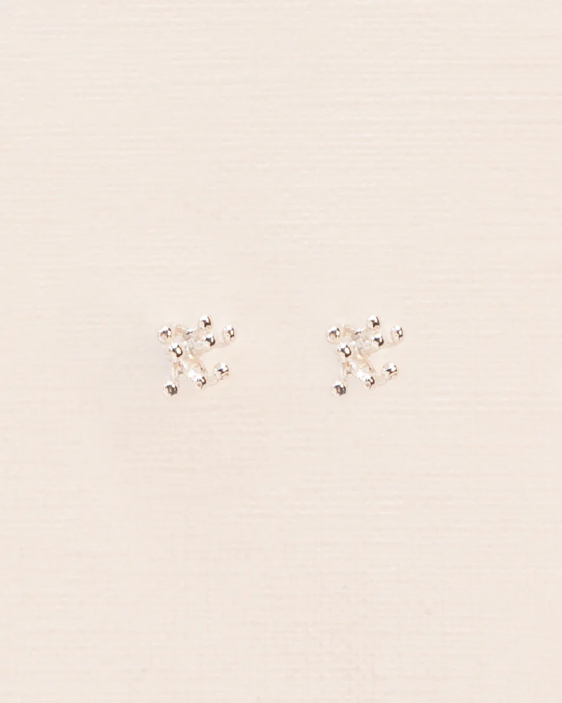 Cluster stud earrings