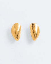 Small mussel stud earrings