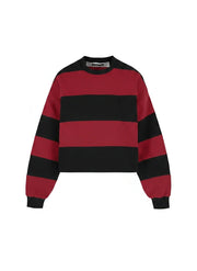 Derek sweater burgundy / navy