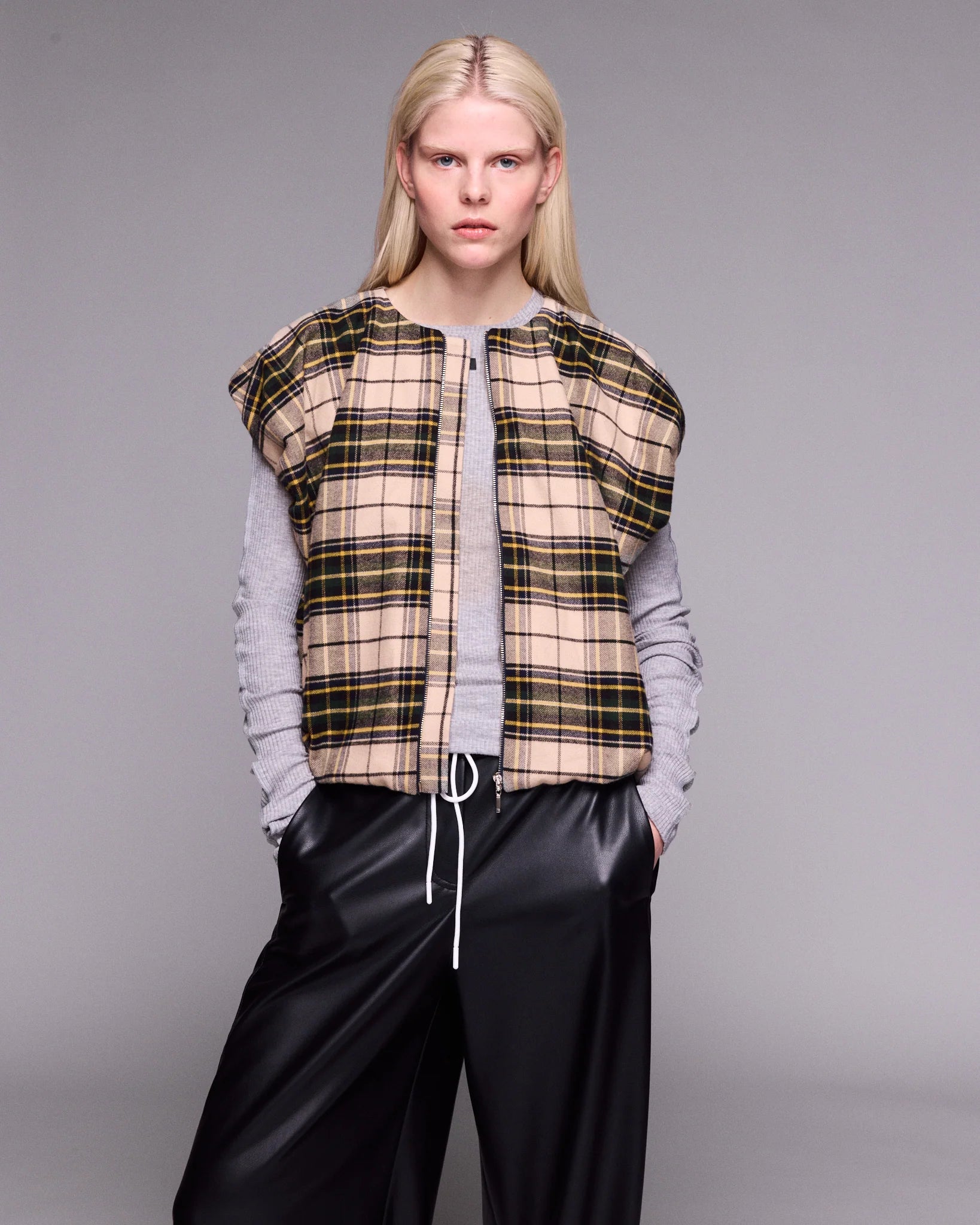Kelly check flanel jacket