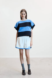 Pepper top Light Blue Navy