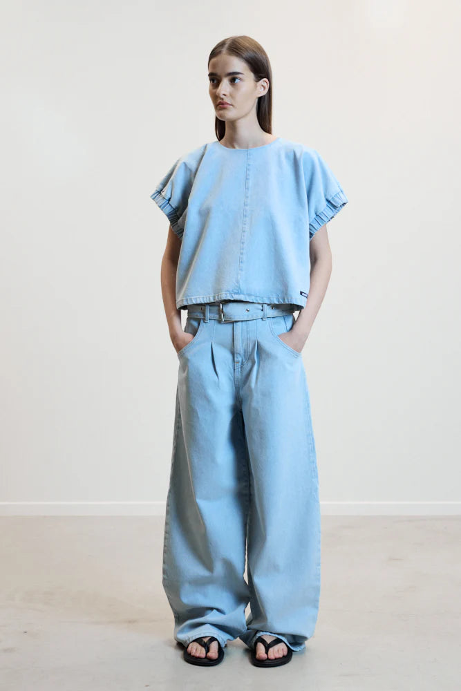 Pepper top Light Denim
