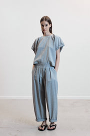 Andre pants Seersucker Green Vicky