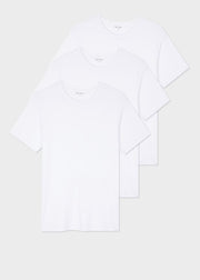 White Modal Lounge T-Shirts Three Pack