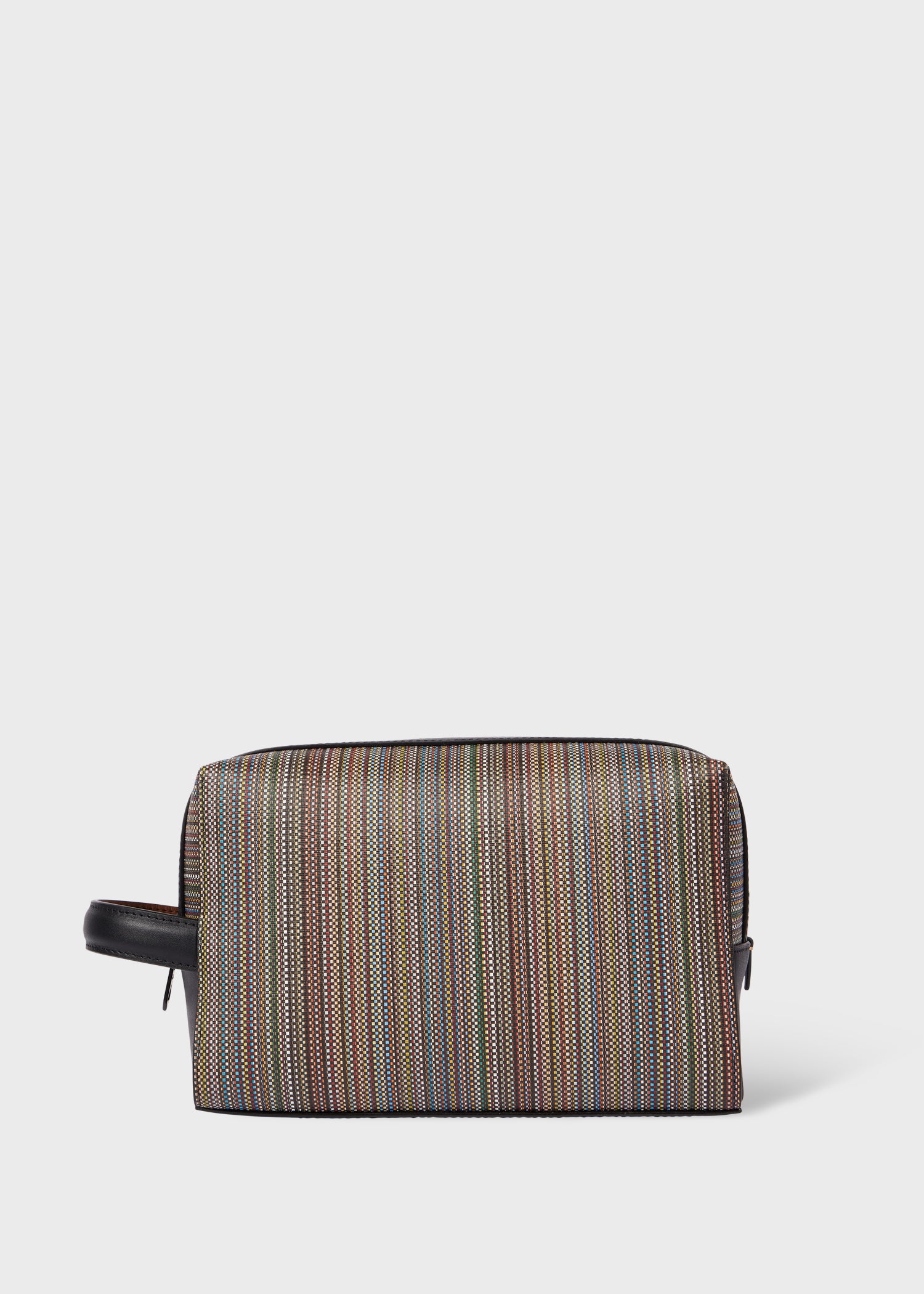'Signature stripe' Washbag