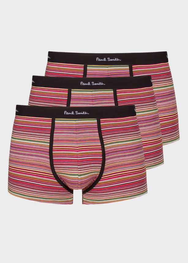 'Signature Stripe' Boxer Briefs Three Pack
