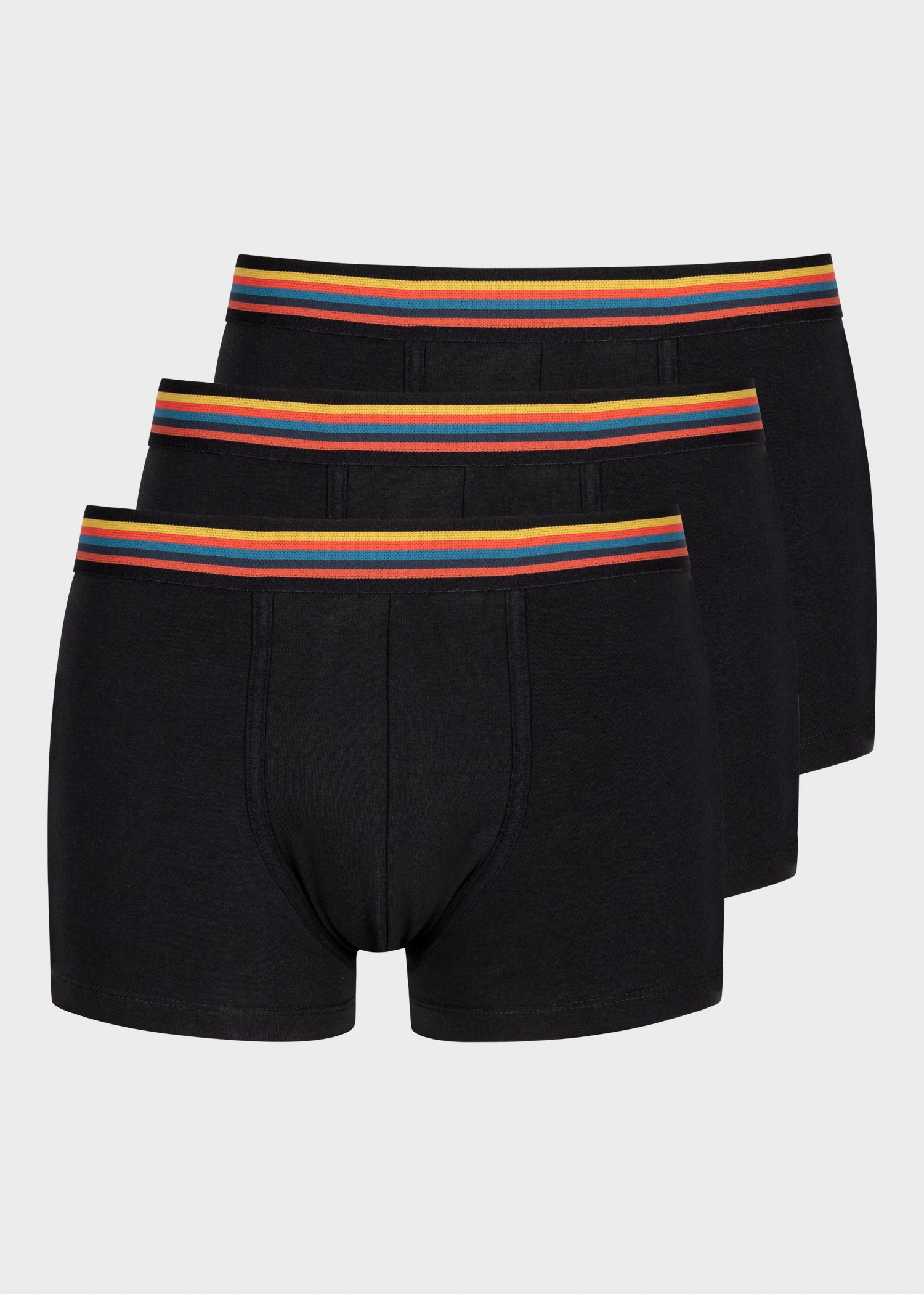 Black "Signature Stripe" Waistband Boxer Briefs Three Pack