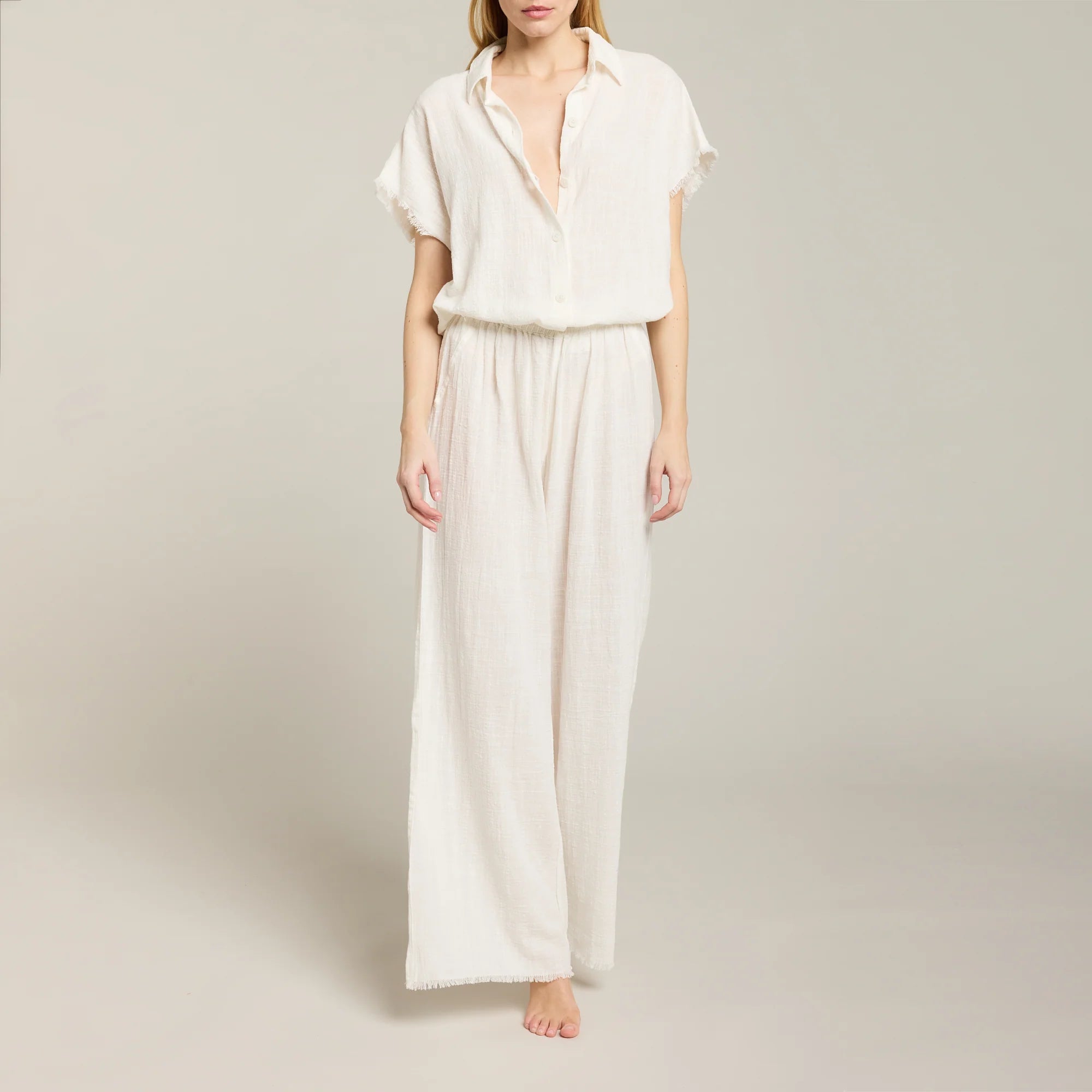 Corinthe short sleeves shirt Off-White