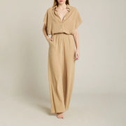 Corinthe short sleeves shirt Sesame
