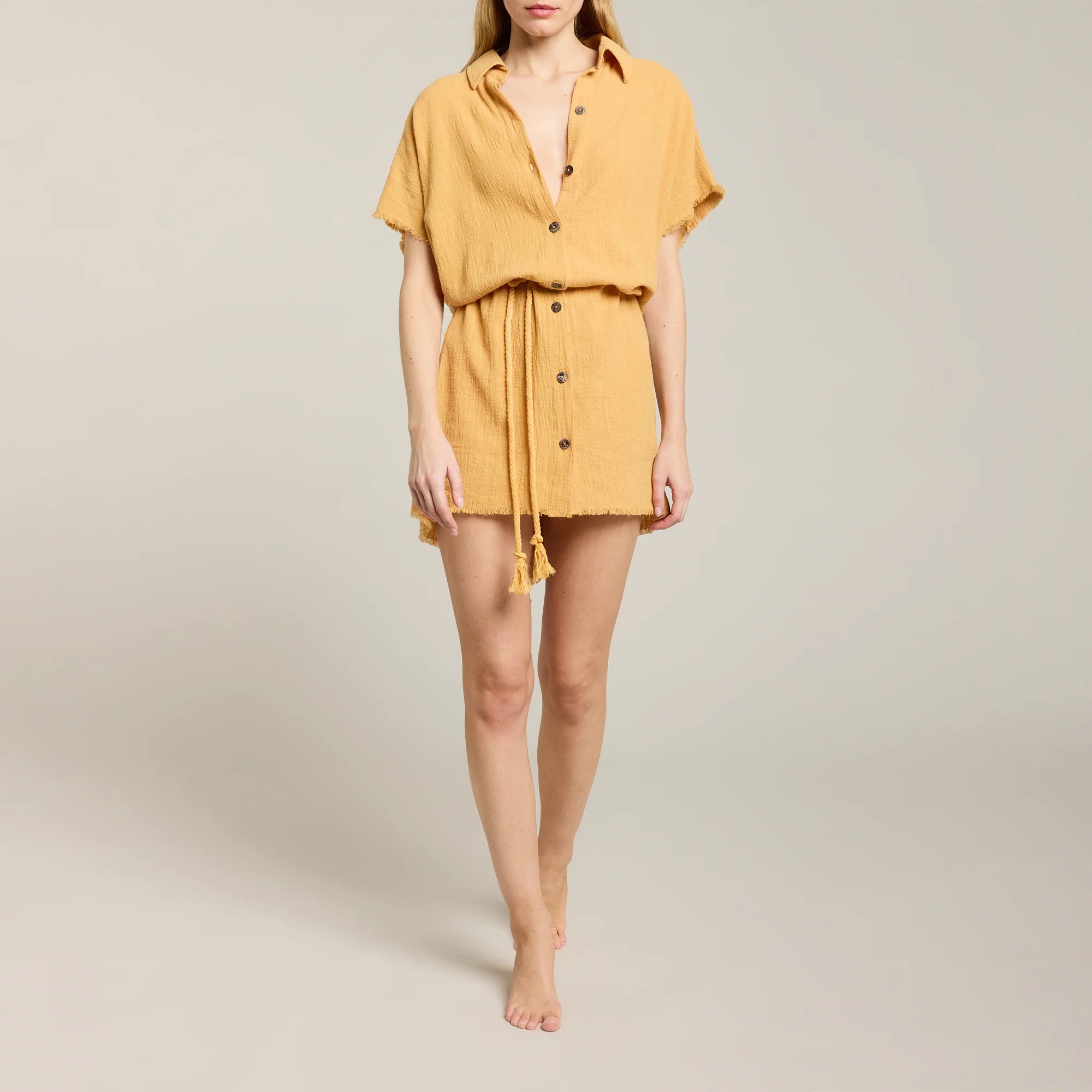 Paros short shirt dress Clementine