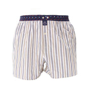 Stripes navy & khaki Boxer Short