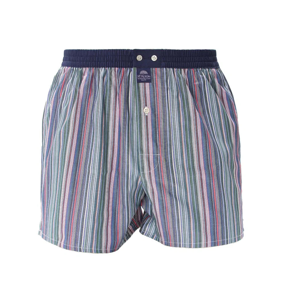 Stripes multicolour green Boxer Short