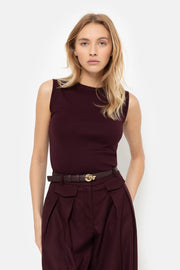 Mommy top plum