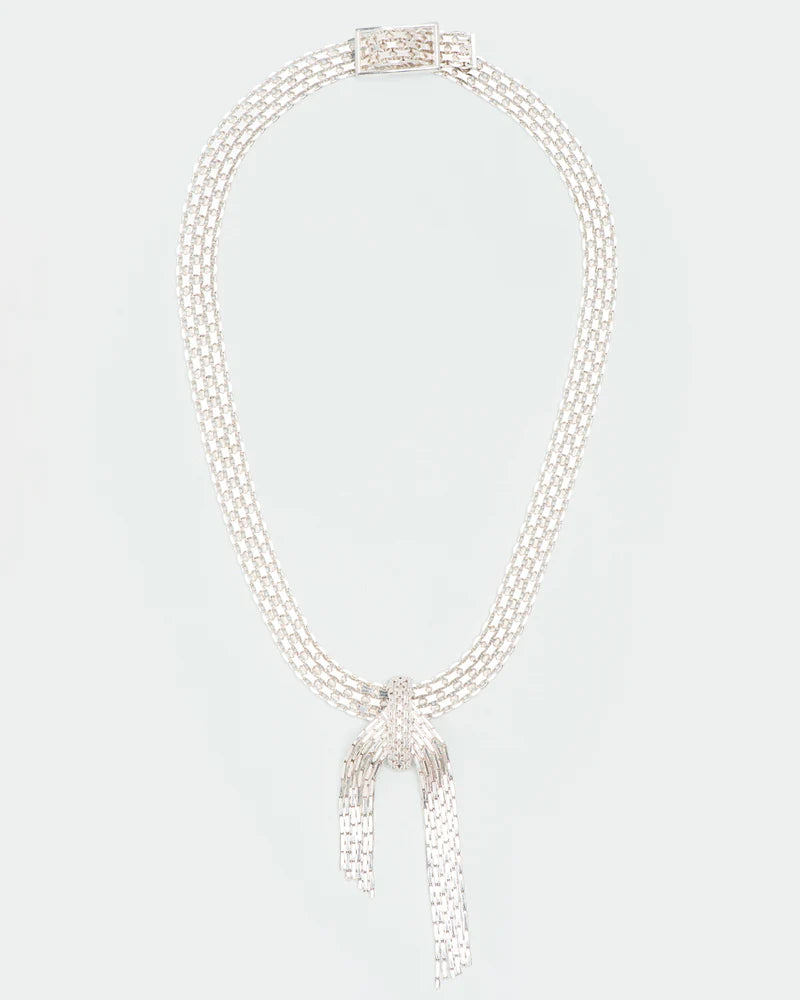 Chain necklace with buckle clasp