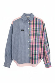 Sara Blouse Multi Check Pink