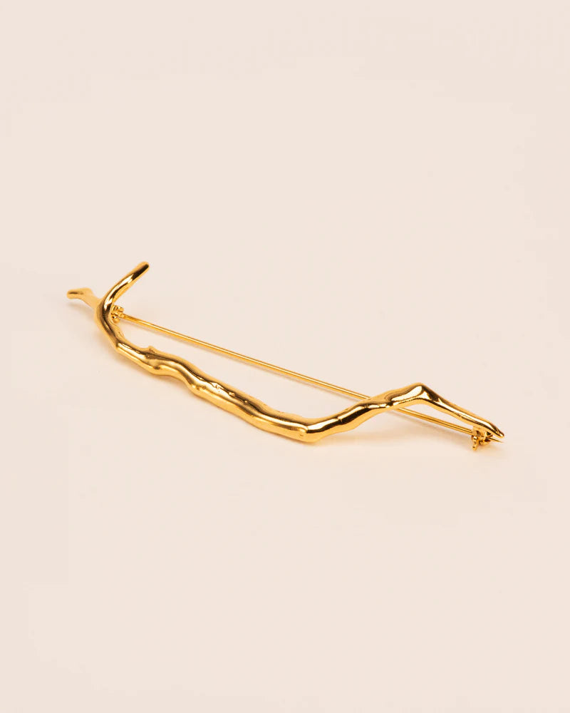 Branch brooch in sterling