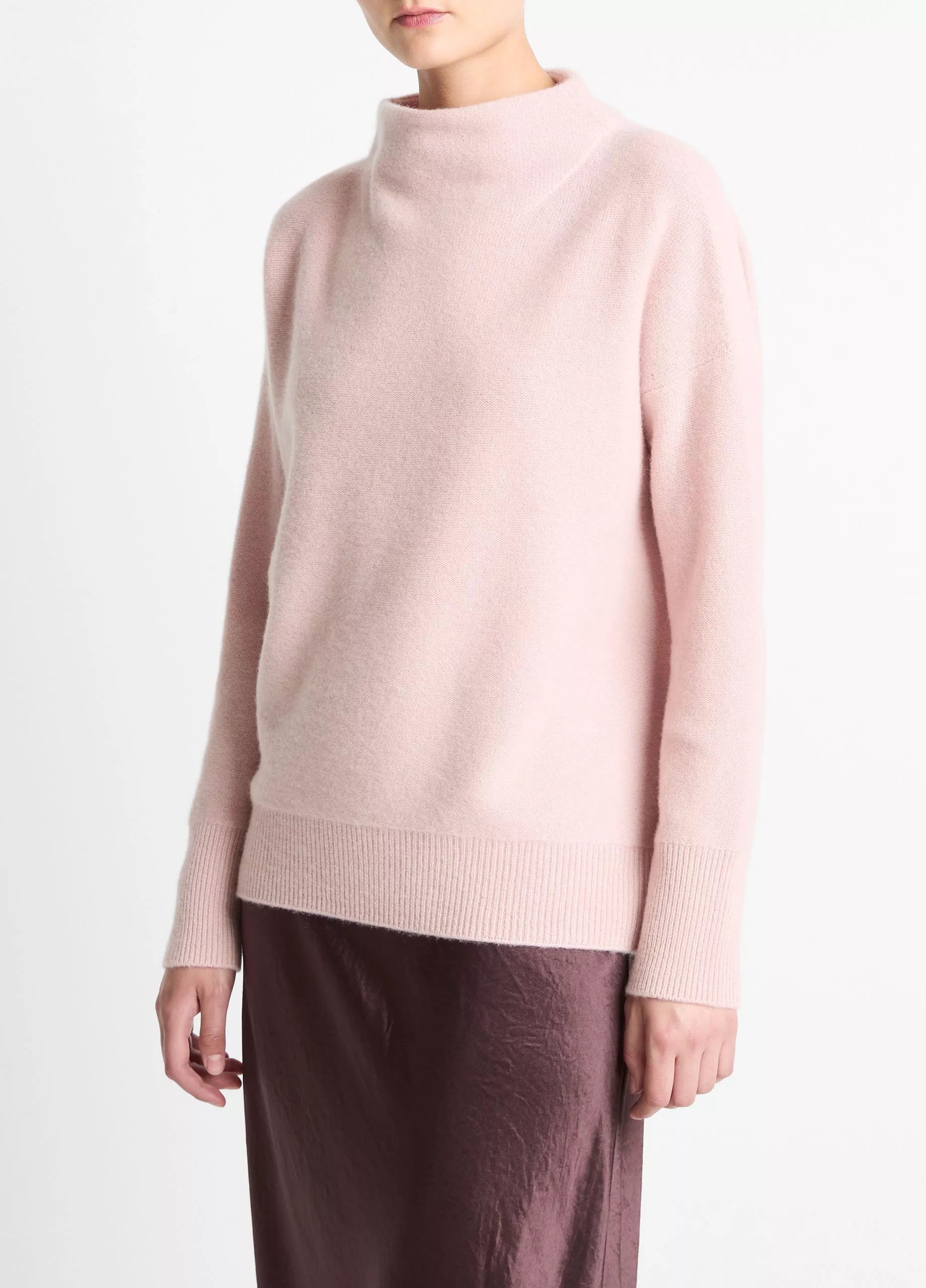 Plush Cashmere Funnel-Neck Sweater Balletto