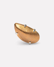 Statement mussel ring