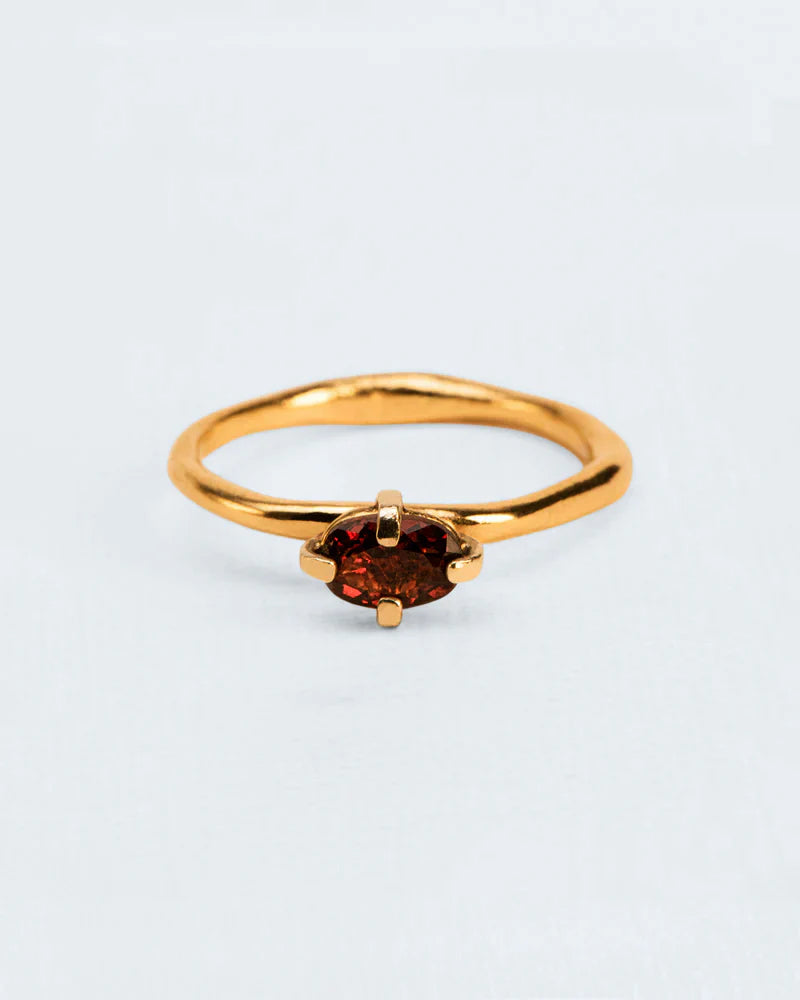 Organic ring with garnet
