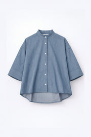 Boxy Shirt Summer Casual Pin Striped Jeans