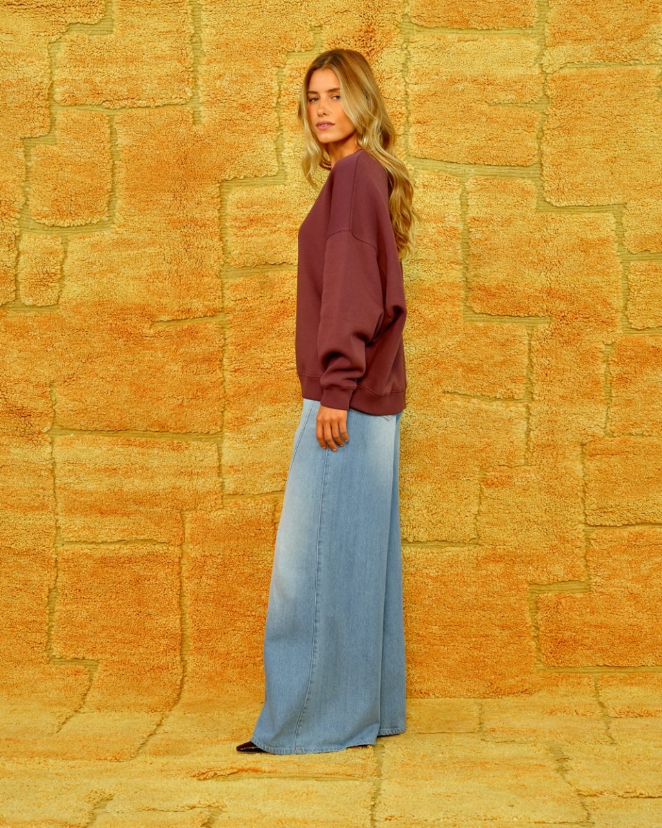 Crew Sweater Coffee Bean