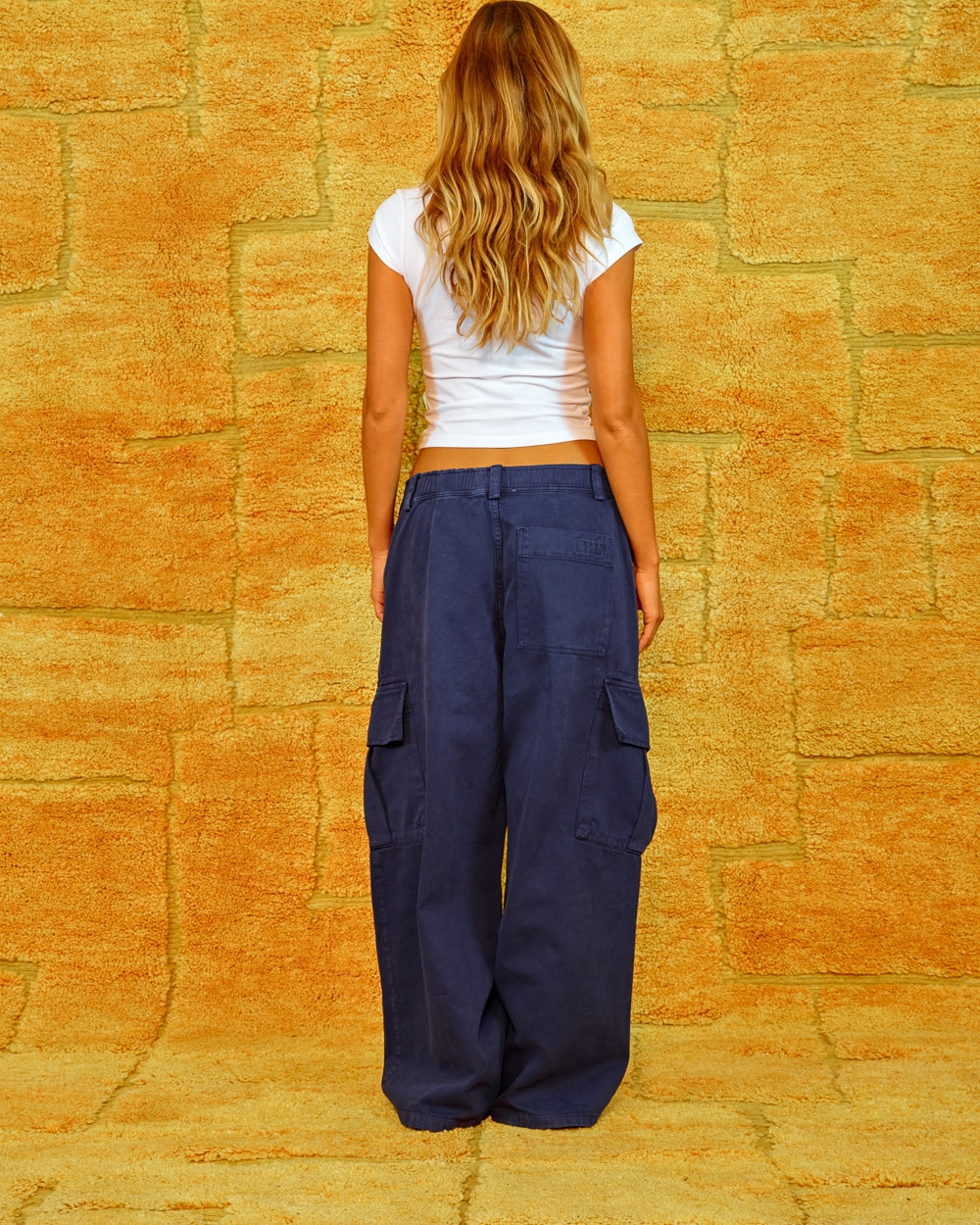 Romeo Baggy Pants Twill Navy Blue