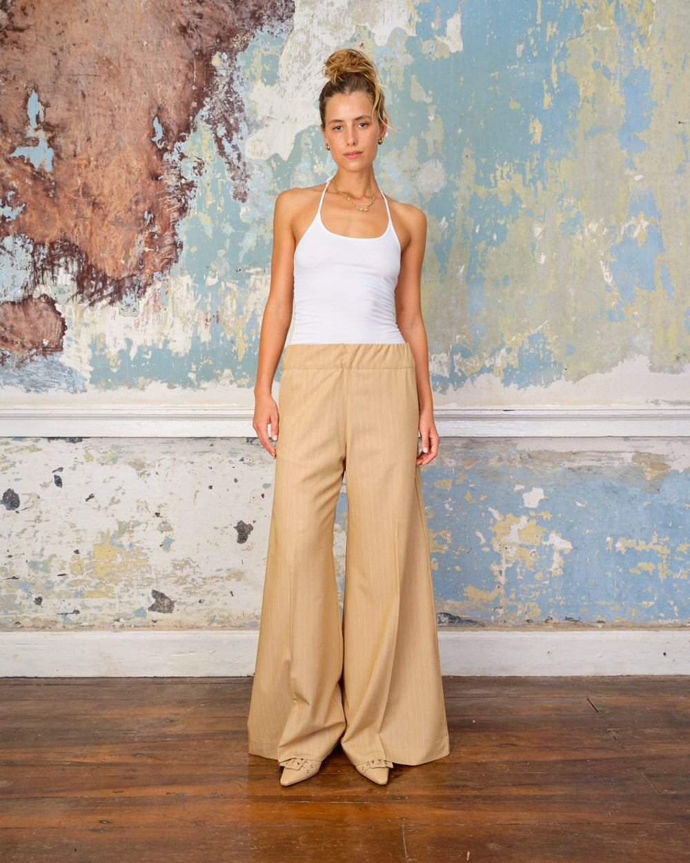 Super woody pin striped Sand