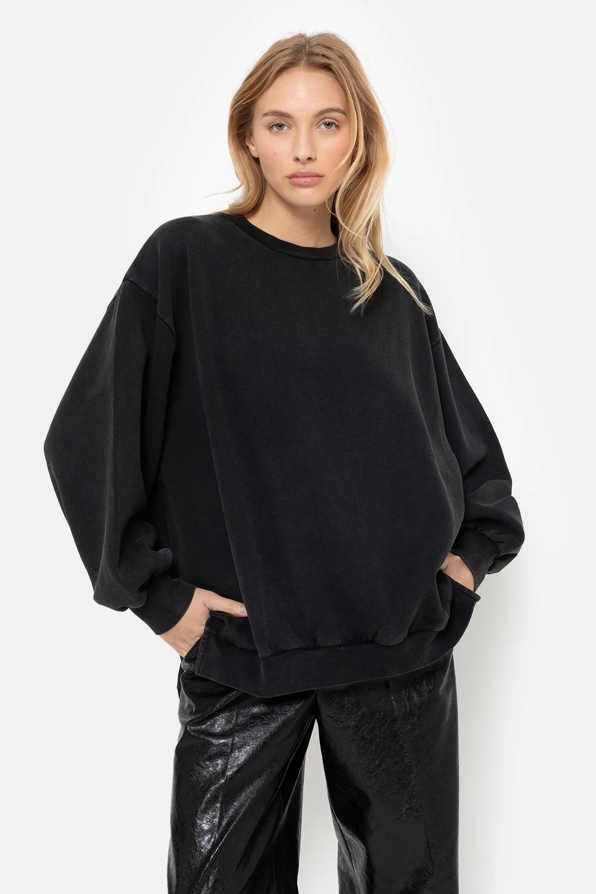 Ulla Oversized Sweatshirt Vintage Black