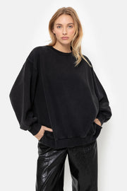 Ulla Oversized Sweatshirt Vintage Black