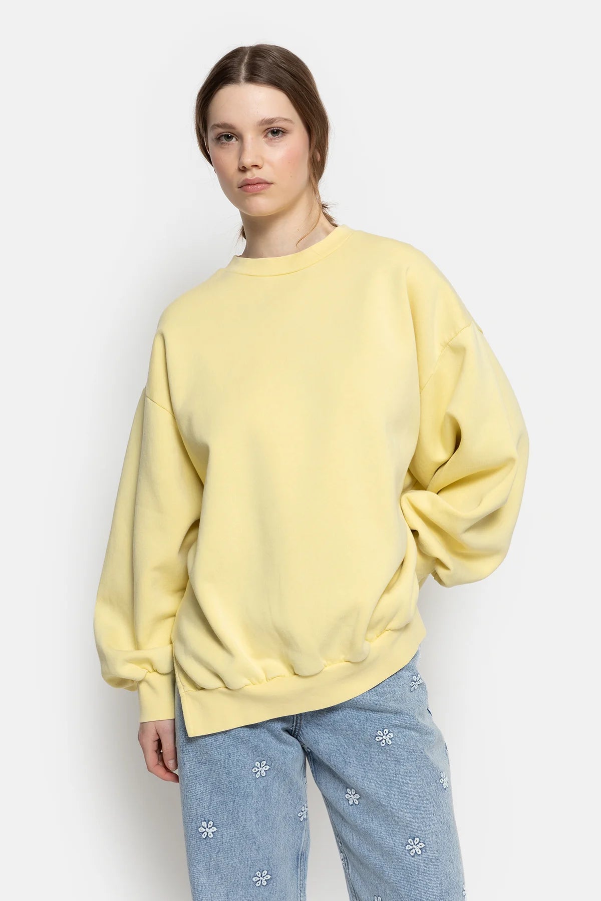 Ulla Oversized Sweatshirt Minion Yellow