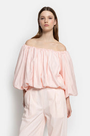 Now Off Shoulder Top Light Pink