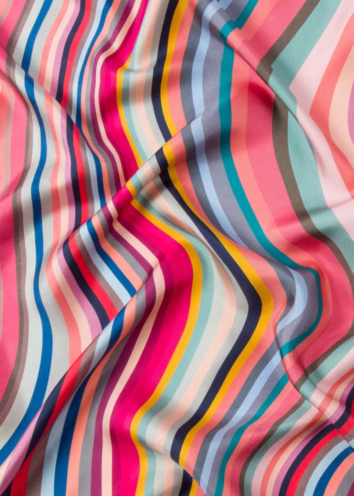 'Swirl' Silk Square Scarf