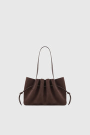 Scalopp Shoulder Bag Nutmeg Suède