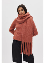 Emilia scarf Redwood