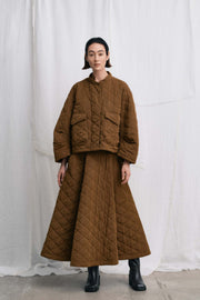 Rhea Quilt jacket Chestnut
