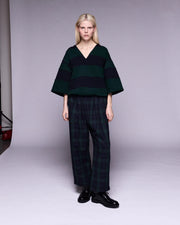 Andre check pants Green/Blue