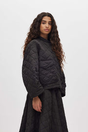 Rhea Quilt jacket Black